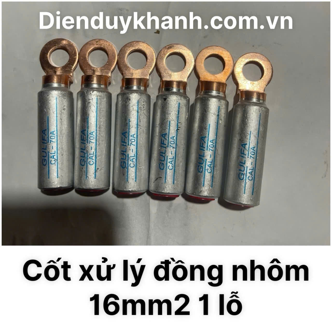 Đầu Cốt Xử Lý Đồng Nhôm 16mm2 1 Lỗ
